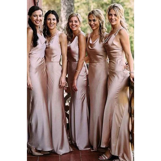 Charming Sleeveless V-neck Bridesmaid Dresses