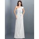 Charming One Shoulder Pleats Sleeveless Long Chiffon Bridesmaid Dresses