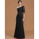 Mermaid Gorgeous One Shoulder Sleeveless Ruched Satin Bridesmaid Dresses