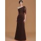 Mermaid Gorgeous One Shoulder Sleeveless Ruched Satin Bridesmaid Dresses