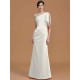 Mermaid Gorgeous One Shoulder Sleeveless Ruched Satin Bridesmaid Dresses