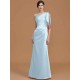 Mermaid Gorgeous One Shoulder Sleeveless Ruched Satin Bridesmaid Dresses