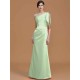 Mermaid Gorgeous One Shoulder Sleeveless Ruched Satin Bridesmaid Dresses