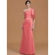 Mermaid Gorgeous One Shoulder Sleeveless Ruched Satin Bridesmaid Dresses