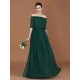 Charming Pleats Off-the-Shoulder Chiffon Bridesmaid Dress