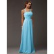 Charming Halter Sleeveless Ruffles Long Chiffon Bridesmaid Dresses