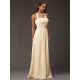 Charming Halter Sleeveless Ruffles Long Chiffon Bridesmaid Dresses