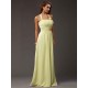 Charming Halter Sleeveless Ruffles Long Chiffon Bridesmaid Dresses