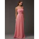 Charming Halter Sleeveless Ruffles Long Chiffon Bridesmaid Dresses