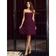 Gorgeous Sweetheart Ruched Sleeveless Short Chiffon Bridesmaid Dresses