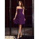 Gorgeous Sweetheart Ruched Sleeveless Short Chiffon Bridesmaid Dresses