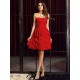 Gorgeous Sweetheart Ruched Sleeveless Short Chiffon Bridesmaid Dresses