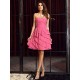Gorgeous Sweetheart Ruched Sleeveless Short Chiffon Bridesmaid Dresses