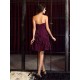 Gorgeous Sweetheart Ruched Sleeveless Short Chiffon Bridesmaid Dresses