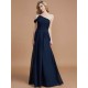 Charming One Shoulder Chiffon Sleeveless Bridesmaid Dresses