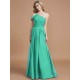 Charming One Shoulder Chiffon Sleeveless Bridesmaid Dresses