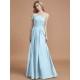 Charming One Shoulder Chiffon Sleeveless Bridesmaid Dresses