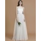 Charming Halter Sleeveless Ruffles Tulle Bridesmaid Dresses