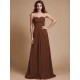 Gorgeous Sweetheart Sleeveless Ruffles Chiffon Long Bridesmaid Dresses