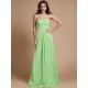 Gorgeous Sweetheart Sleeveless Ruffles Chiffon Long Bridesmaid Dresses