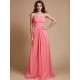 Gorgeous Sweetheart Sleeveless Ruffles Chiffon Long Bridesmaid Dresses