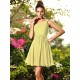 Charming One Shoulder Pleats Sleeveless Short Chiffon Bridesmaid Dresses