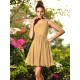 Charming One Shoulder Pleats Sleeveless Short Chiffon Bridesmaid Dresses