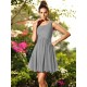 Charming One Shoulder Pleats Sleeveless Short Chiffon Bridesmaid Dresses