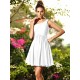 Charming One Shoulder Pleats Sleeveless Short Chiffon Bridesmaid Dresses