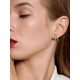 Pretty Metal With Rhinestone Earrings