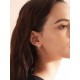 Pretty Metal With Rhinestone Earrings