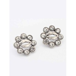 Occident Metallic Personality Hyperbolic Lips Stud Hot Sale Earrings