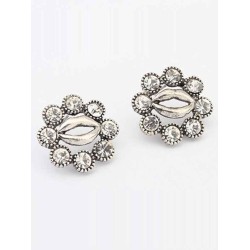 Occident Metallic Personality Hyperbolic Lips Stud Hot Sale Earrings