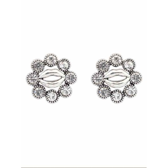 Occident Metallic Personality Hyperbolic Lips Stud Hot Sale Earrings