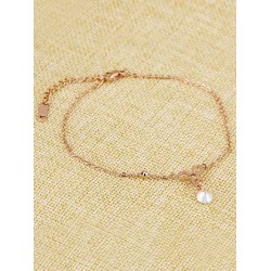 Fancy Titanium With Rhinestone Anklets
