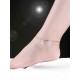 Fancy Titanium With Rhinestone Anklets