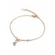 Fancy Titanium With Rhinestone Anklets