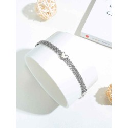 Shinning Titanium With Butterfly Hot Sale Bracelets