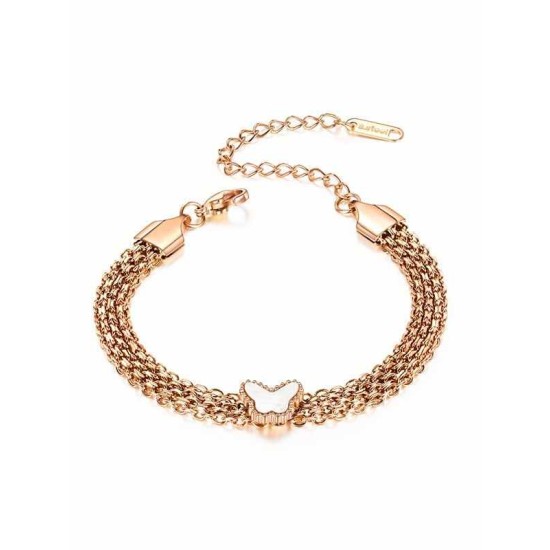 Shinning Titanium With Butterfly Hot Sale Bracelets