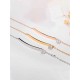Gorgeous Titanium With Rhinestone Chain Bracelets For Ladies