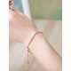 Gorgeous Titanium With Rhinestone Chain Bracelets For Ladies