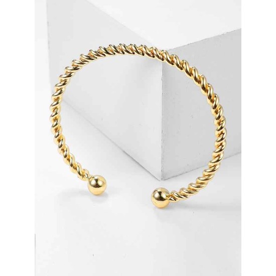 Stylish Alloy With Rhinestone/Leaf Bracelets(4 Pieces)