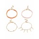 Beautiful Star Alloy Anklets(4 Pieces)
