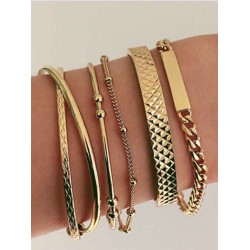 Elegant Alloy Bracelets(5 Pieces)