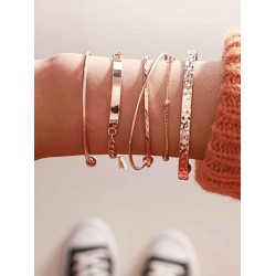 Elegant Alloy Bracelets(5 Pieces)