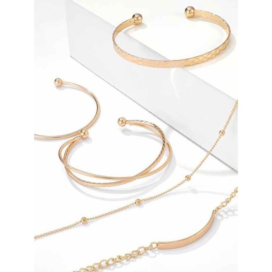 Elegant Alloy Bracelets(5 Pieces)