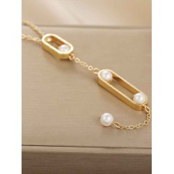 Fascinating Alloy With Imitation Pearl Necklaces