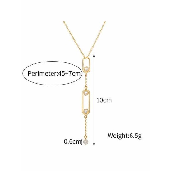 Fascinating Alloy With Imitation Pearl Necklaces
