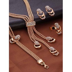 Fashion Rhinestone Ladies's Hot Sale Jewelry Set