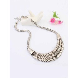Occident Hyperbolic Personality Semi-arc alloy Hot Sale Necklace